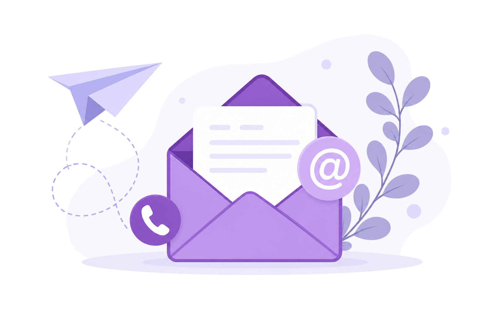 Contact us illustration